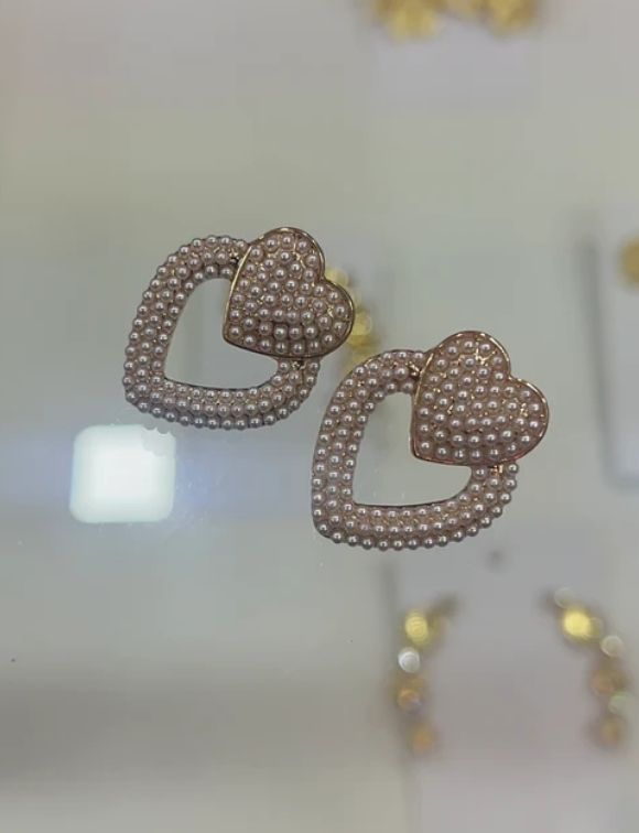 Aretes mini corazón