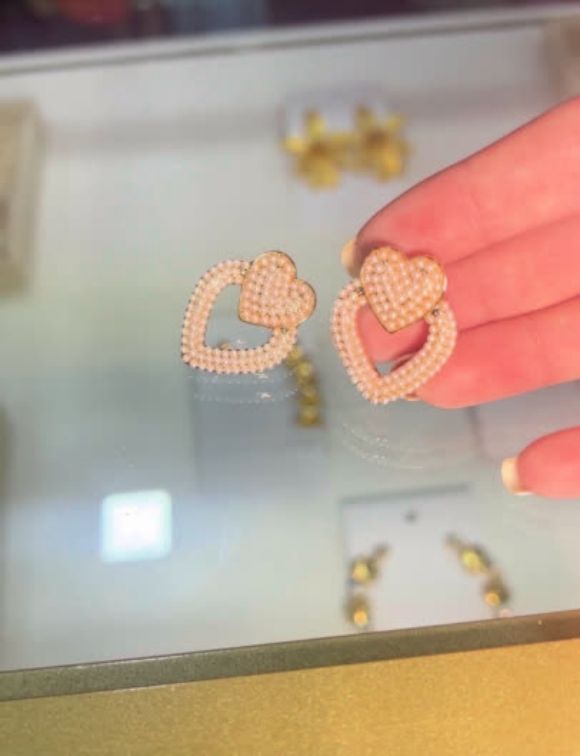 Aretes mini corazón