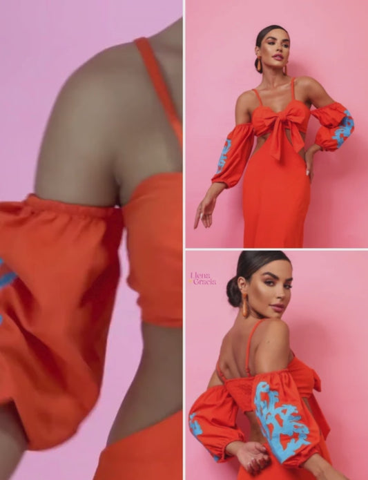 Vestido Coral